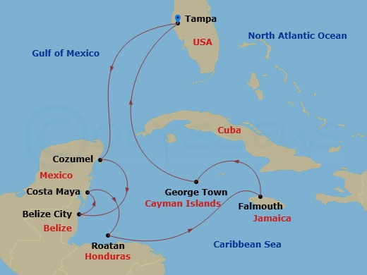 Cruise Map