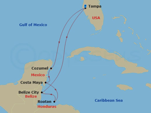 Cruise Map