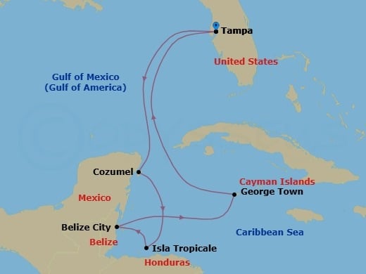 Cruise Map