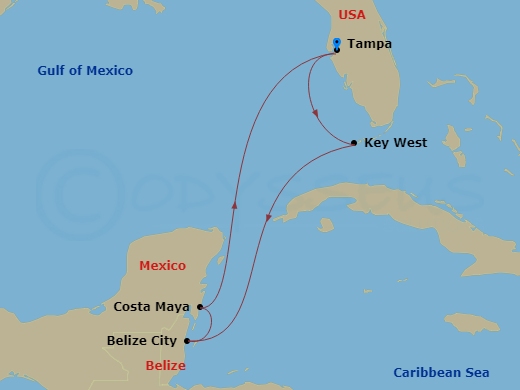 Cruise Map