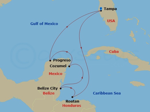 Cruise Map