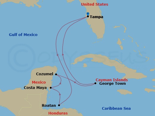 Cruise Map