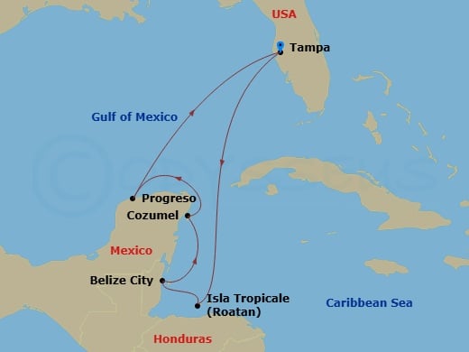 Cruise Map