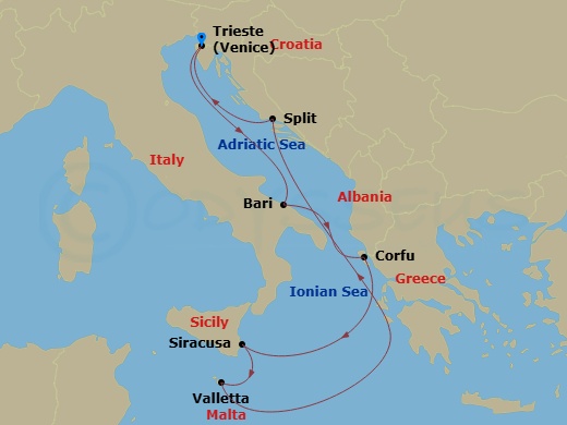 Cruise Map