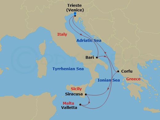 Cruise Map