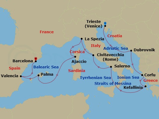Cruise Map