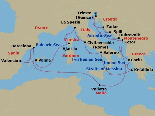 Cruise Map
