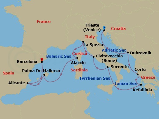 Cruise Map