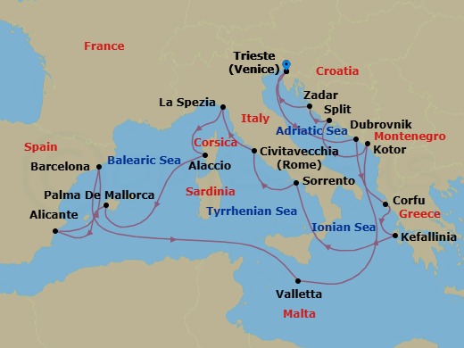 Cruise Map
