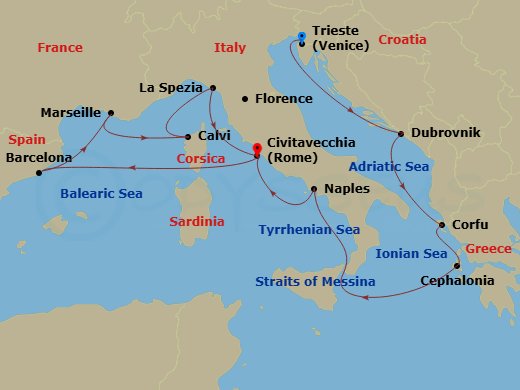 Cruise Map