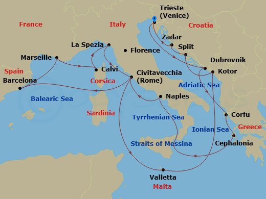 Cruise Map