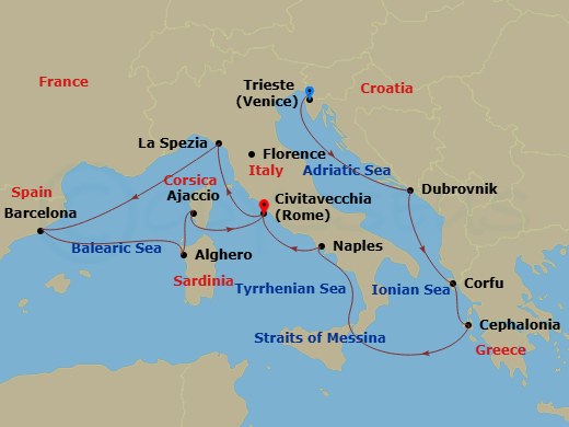 Cruise Map