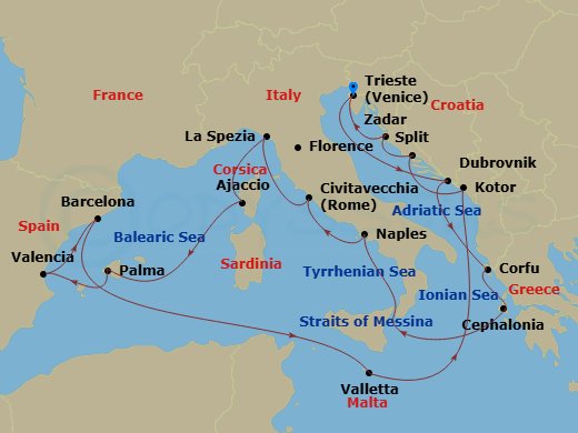 Cruise Map