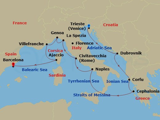 Cruise Map