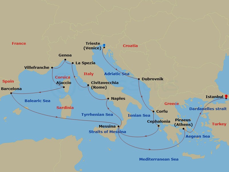 Cruise Map