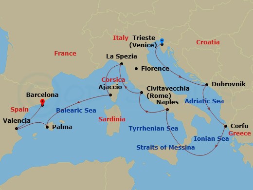 Cruise Map