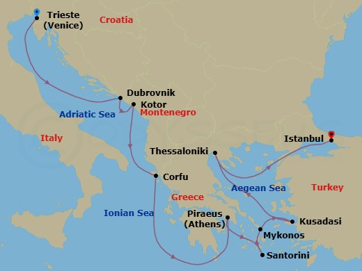 Cruise Map