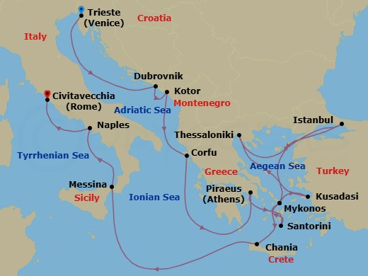 Cruise Map