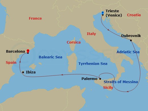 Cruise Map