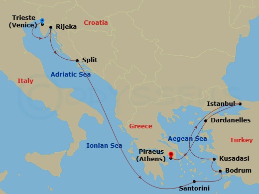 Cruise Map
