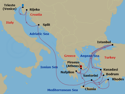 Cruise Map