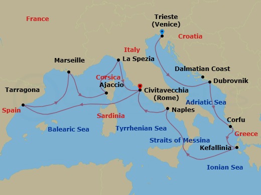 Cruise Map