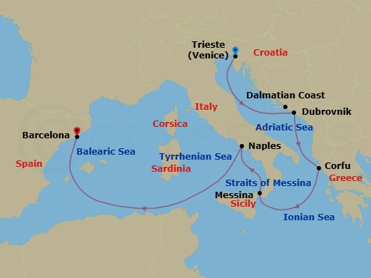 Cruise Map