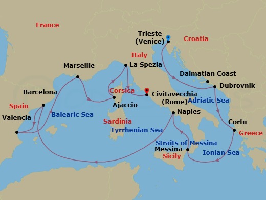 Cruise Map