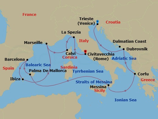 Cruise Map