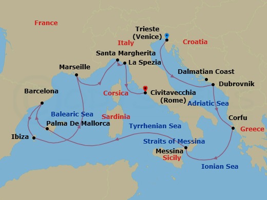 Cruise Map