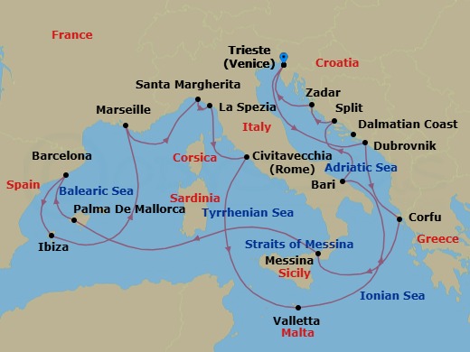 Cruise Map