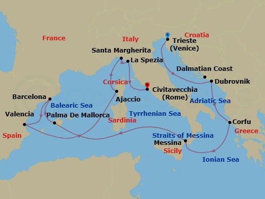 Cruise Map