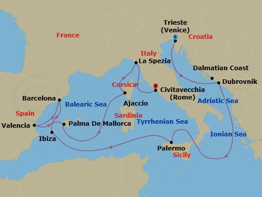 Cruise Map