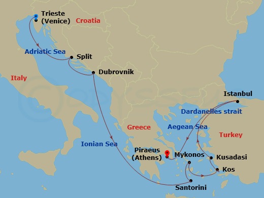 Cruise Map