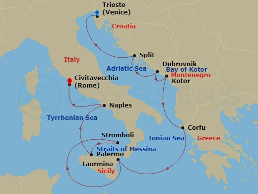 Cruise Map