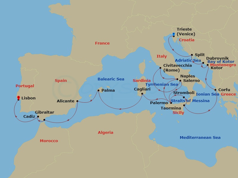 Cruise Map