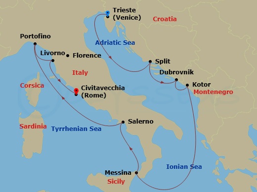 Cruise Map