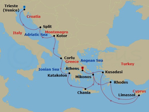 Cruise Map