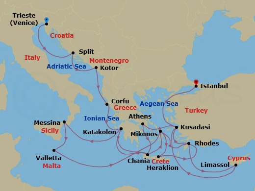 Cruise Map