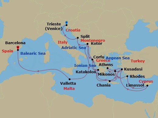 Cruise Map