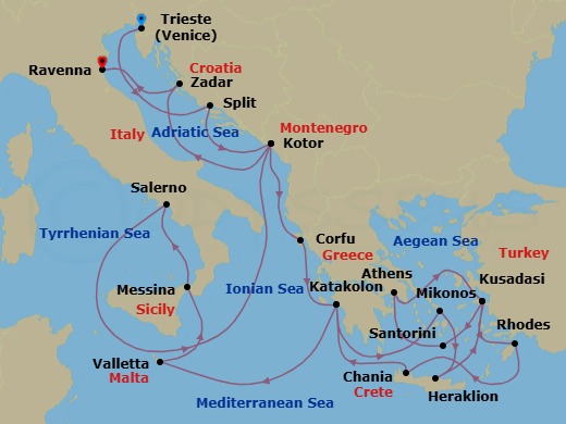 Cruise Map