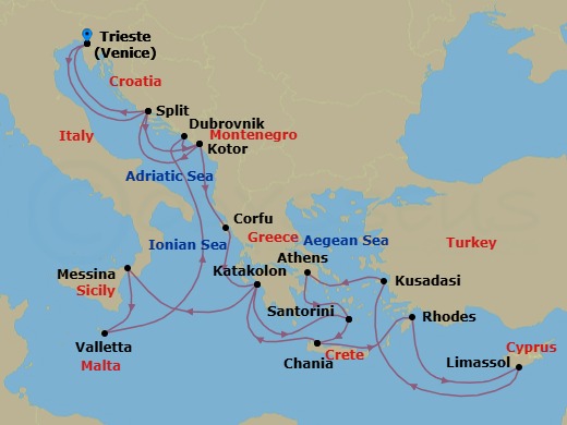 Cruise Map