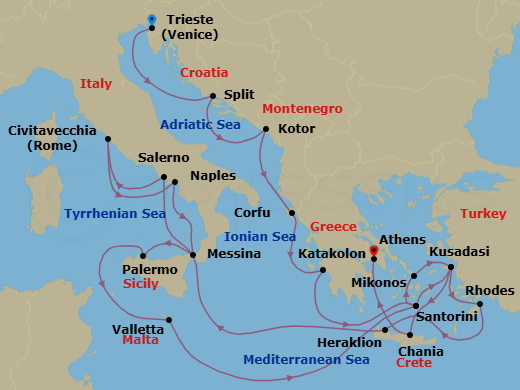 Cruise Map