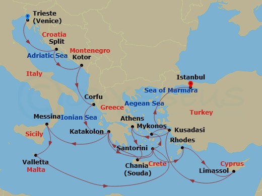 Cruise Map