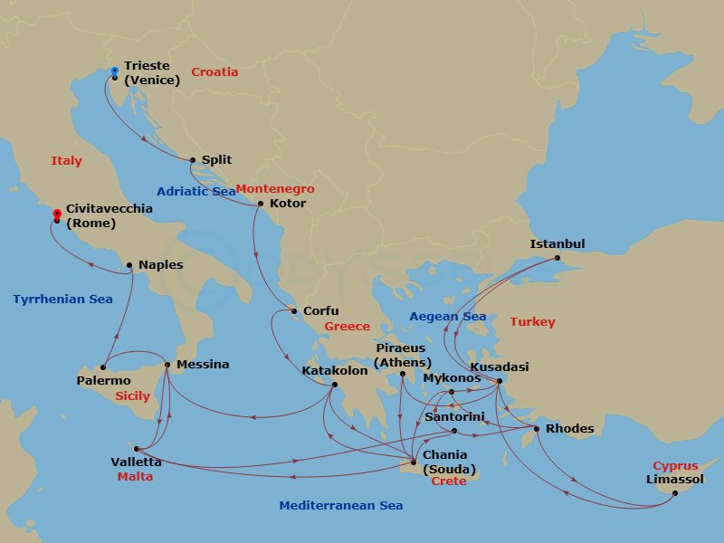Cruise Map