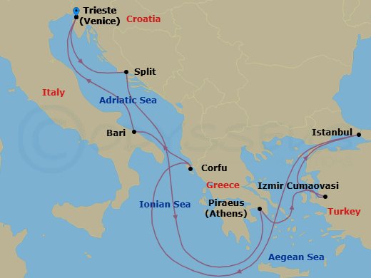 Cruise Map