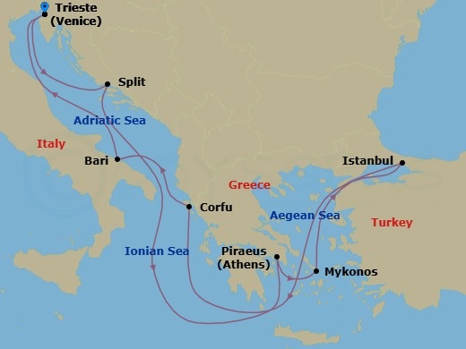 Cruise Map