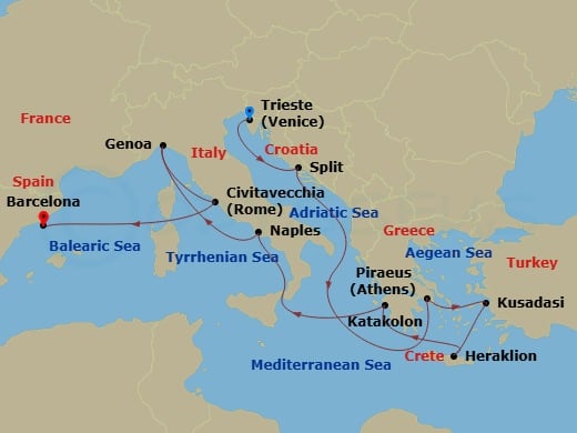Cruise Map