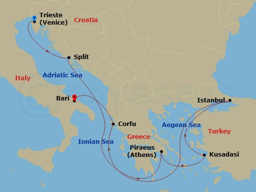 Cruise Map