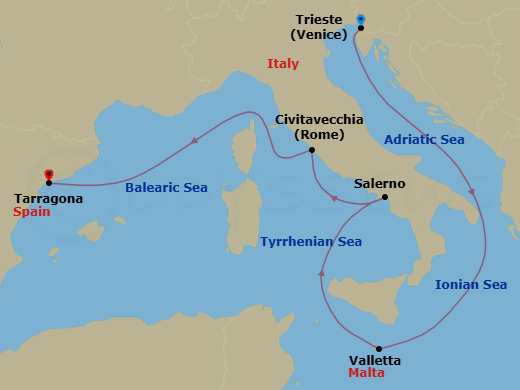 Cruise Map